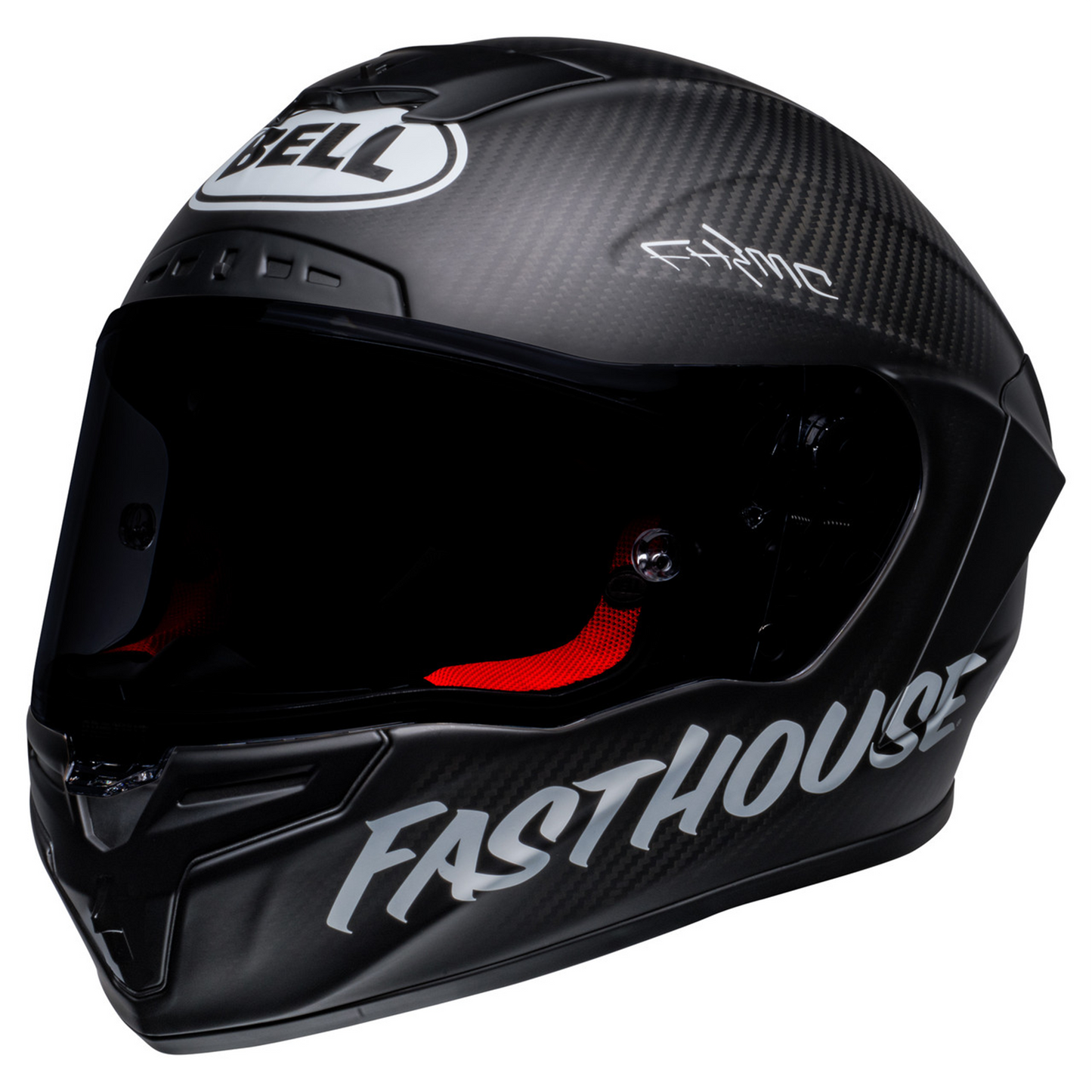 Bell Race Star Flex DLX - Fasthouse Street Punk Gloss Black - Protint Visor