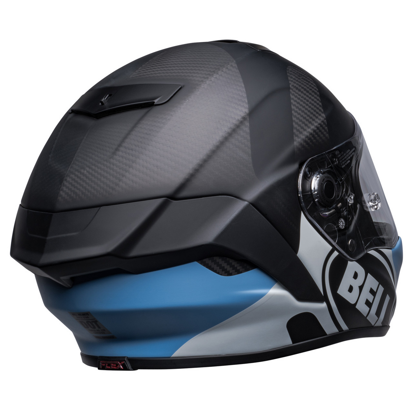 Bell Race Star Flex DLX - Hello Cousteau Algae Matt Black/Blue - Protint Visor