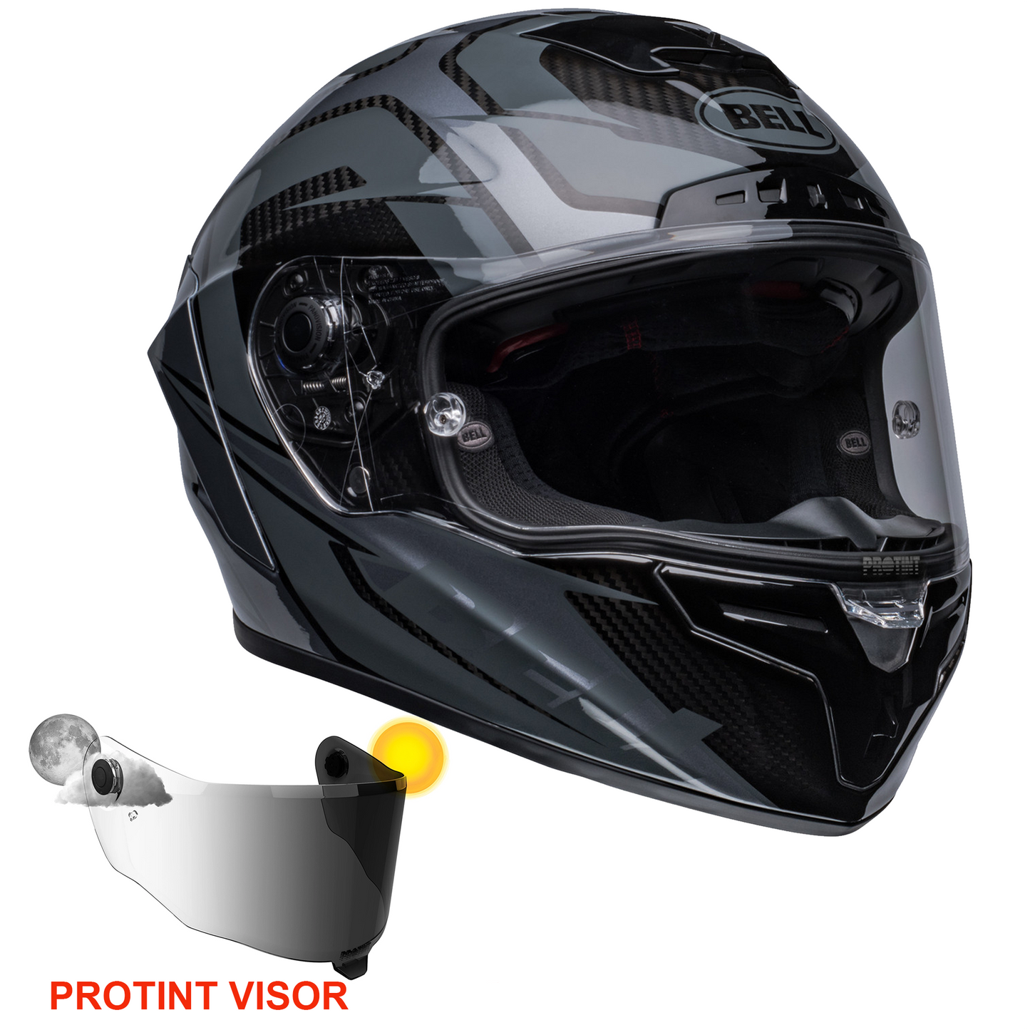 Bell Race Star Flex DLX - Labyrinth Gloss Black/Grey