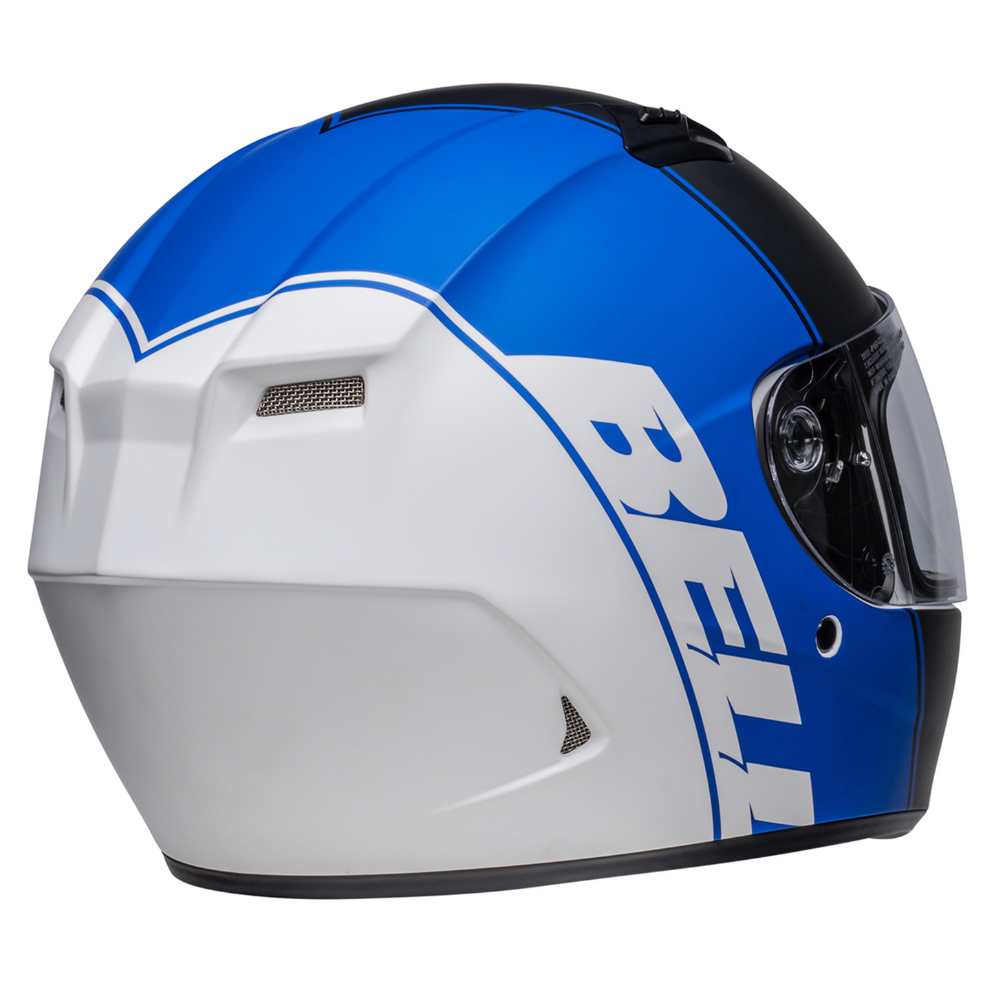 Bell Qualifier - Ascent Black/Blue - Free Dark Visor