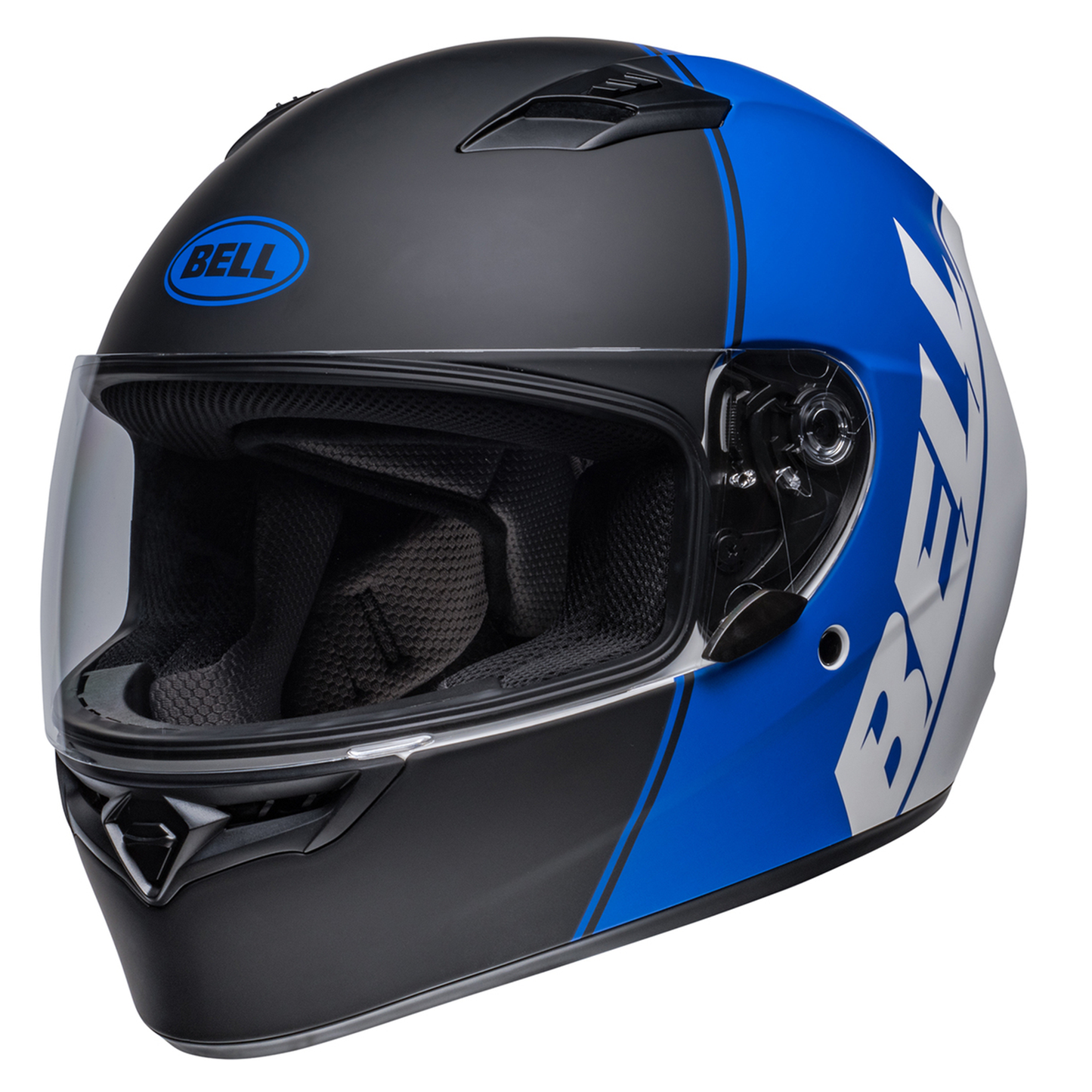 Bell Qualifier - Ascent Black/Blue - Free Dark Visor