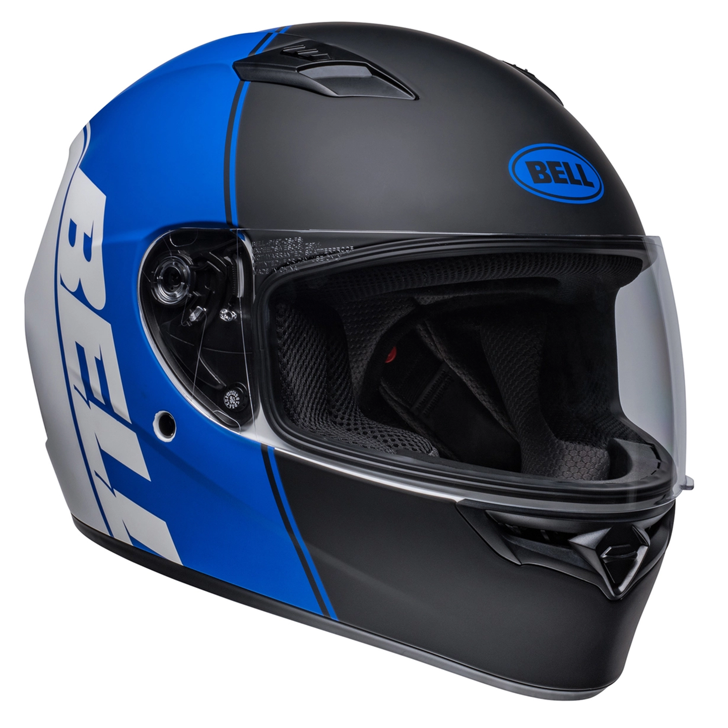 Bell Qualifier - Ascent Black/Blue - Free Dark Visor