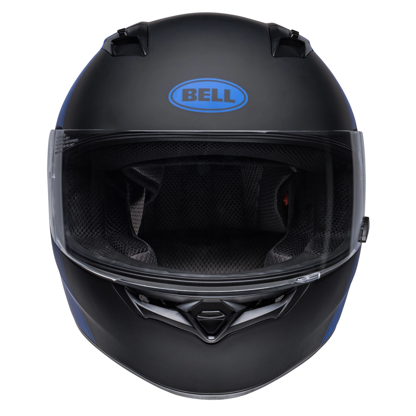 Bell Qualifier - Ascent Black/Blue - Free Dark Visor