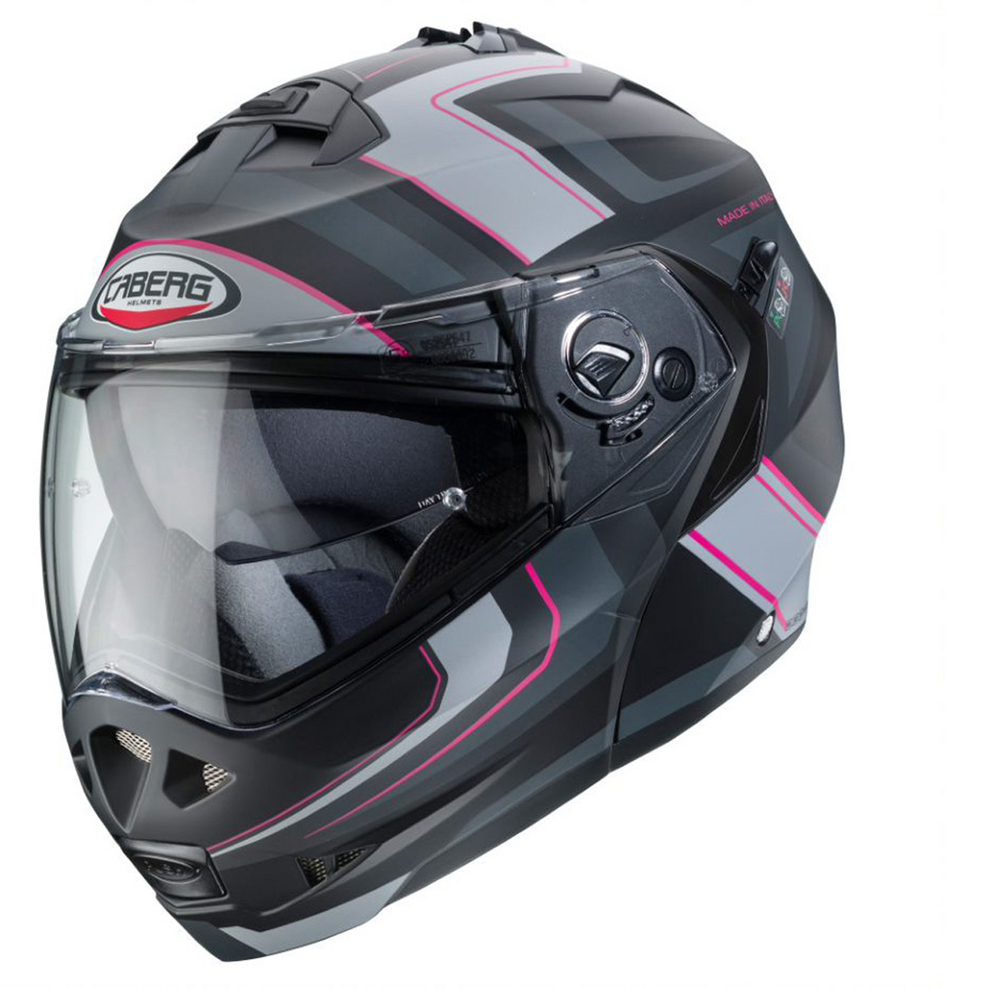 Caberg Duke II - Tour Matt Black/Pink/Anthracite/Silver