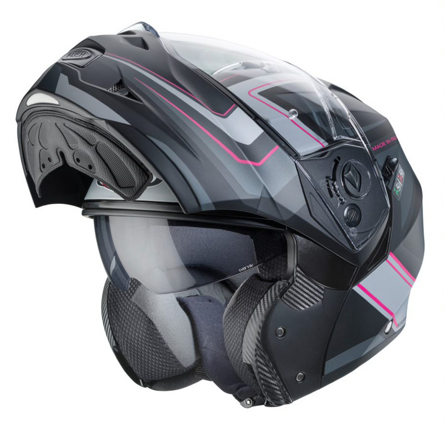 Caberg Duke II - Tour Matt Black/Pink/Anthracite/Silver