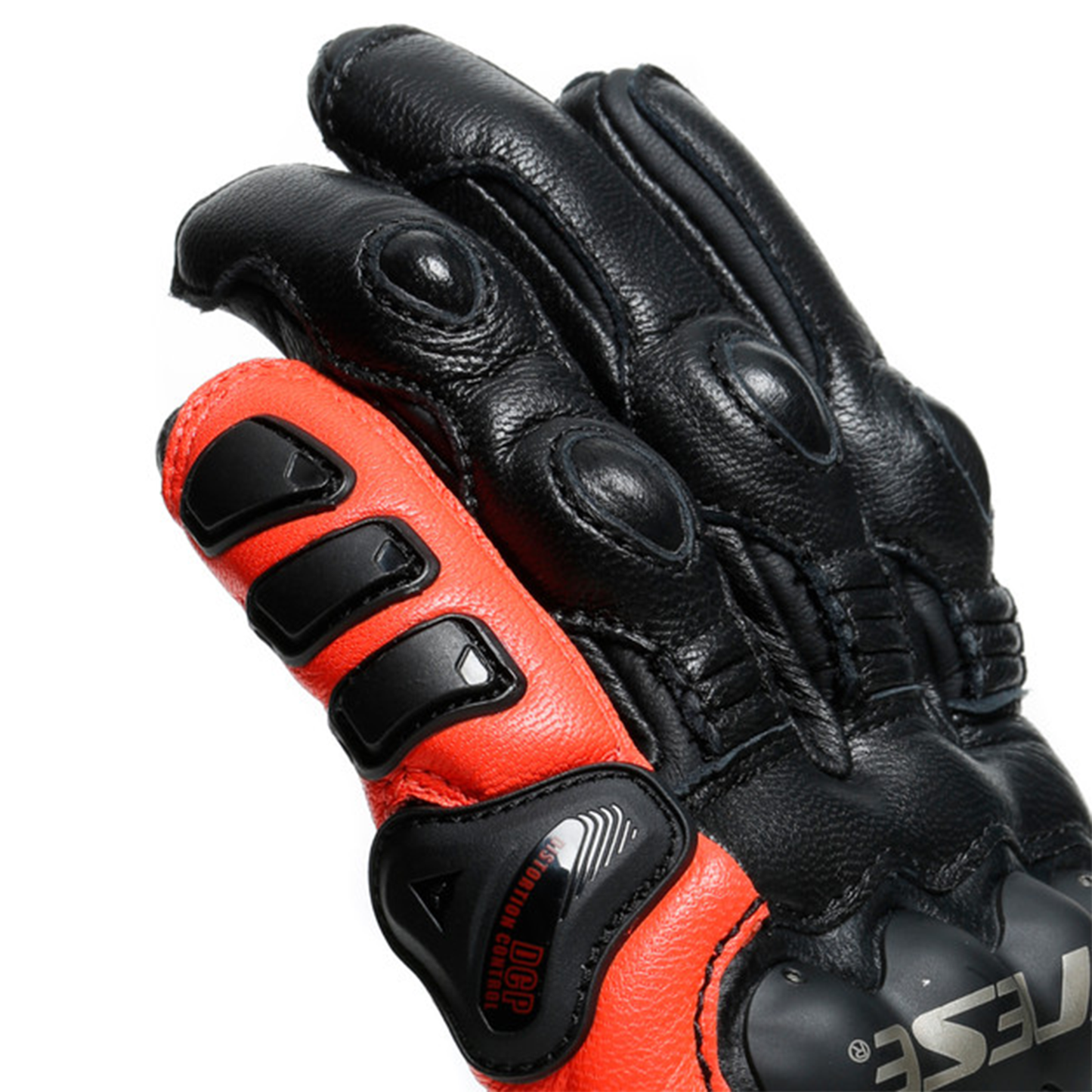 Dainese 4-Stroke 2 Gloves - Black/Flo Red