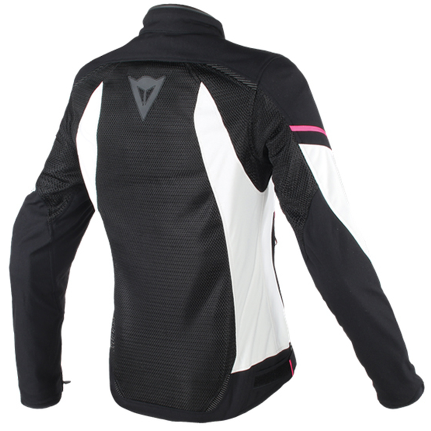 Dainese Air Frame D1 Lady Tex Jacket - Black/Vaporous Grey/Fuxia (U56)