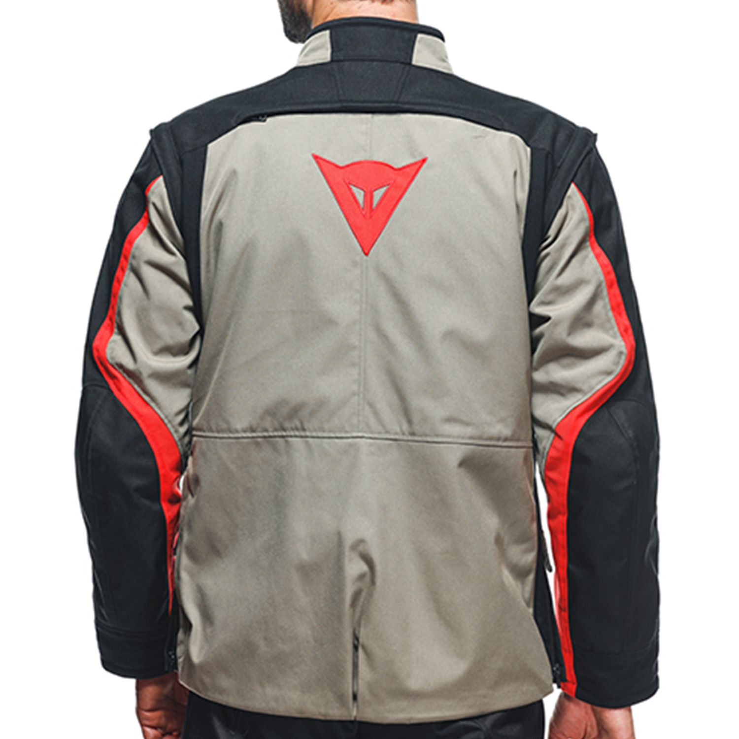 Dainese Alligator Tex Motorcycle Jacket - Walnut/Black/Lava Red Dainese Alligator Tex Motorcycle Jacket - Walnut/Black/Lava Red