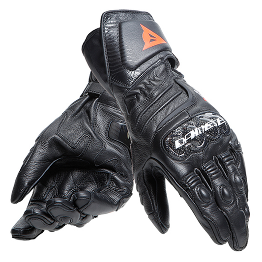 Dainese Carbon 4 Long Leather Gloves - Black