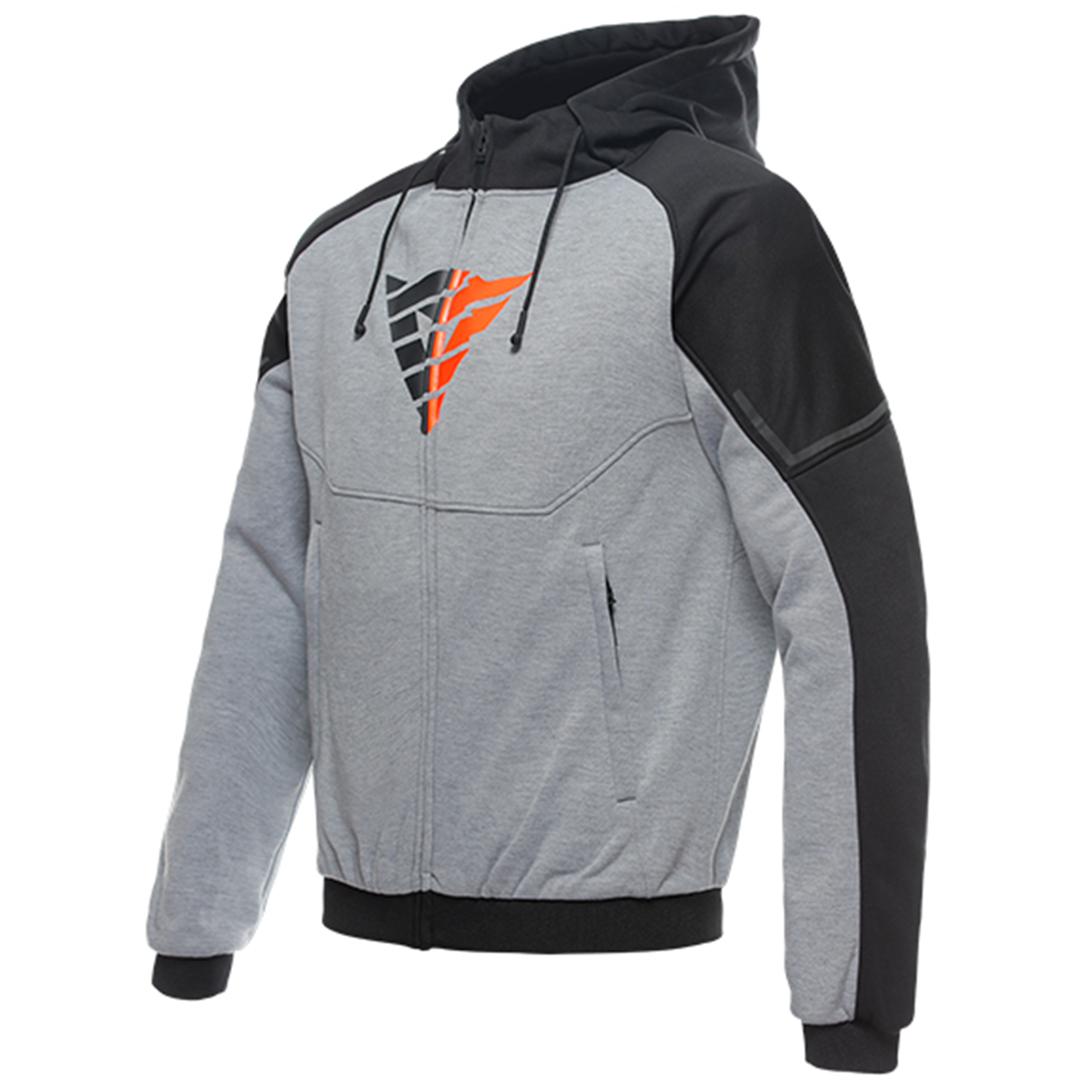 Dainese Daemon-X Safety Hoodie - Melange Grey/Black/Flo Red (95H)