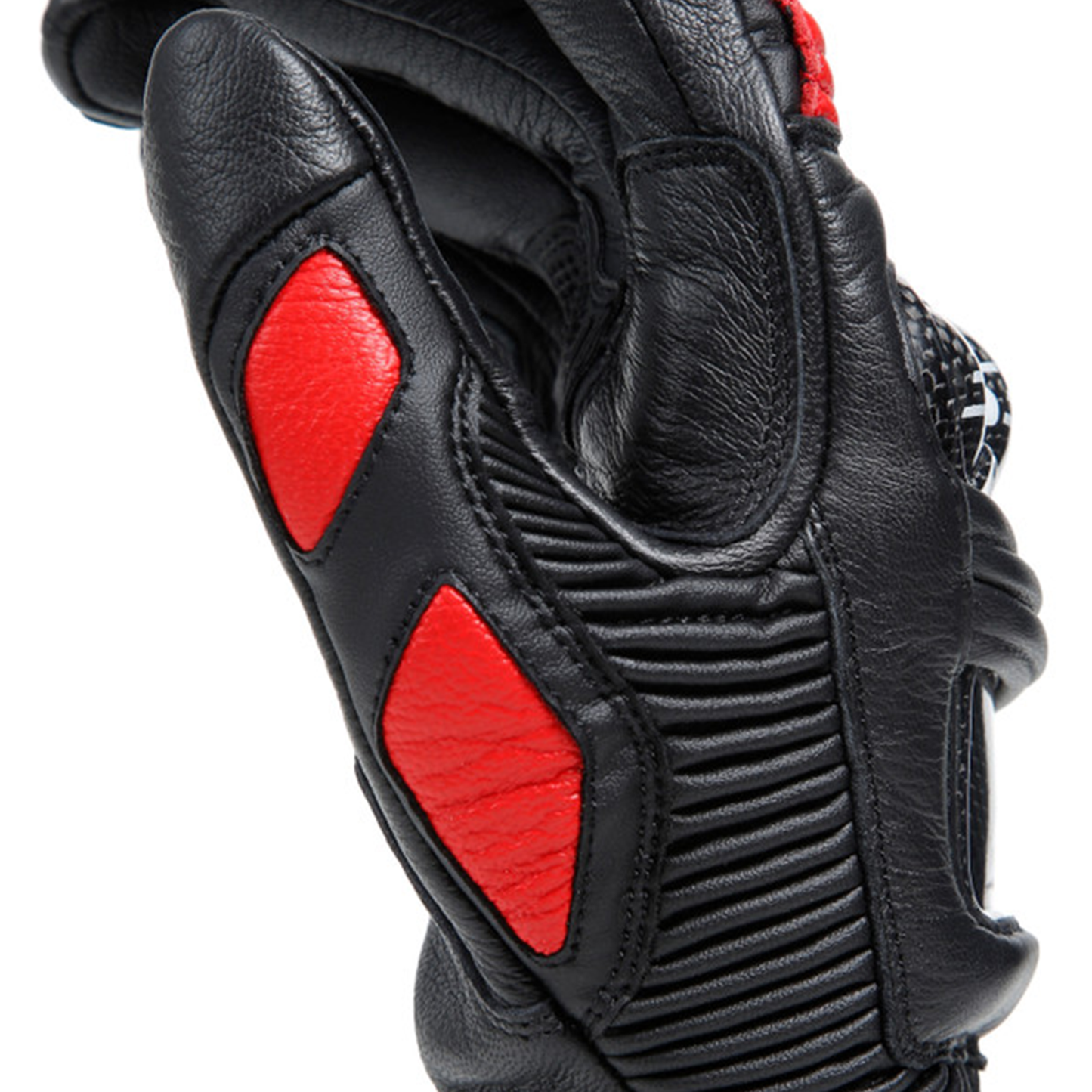 Dainese Druid 4 Leather - Black/Lava Red/White