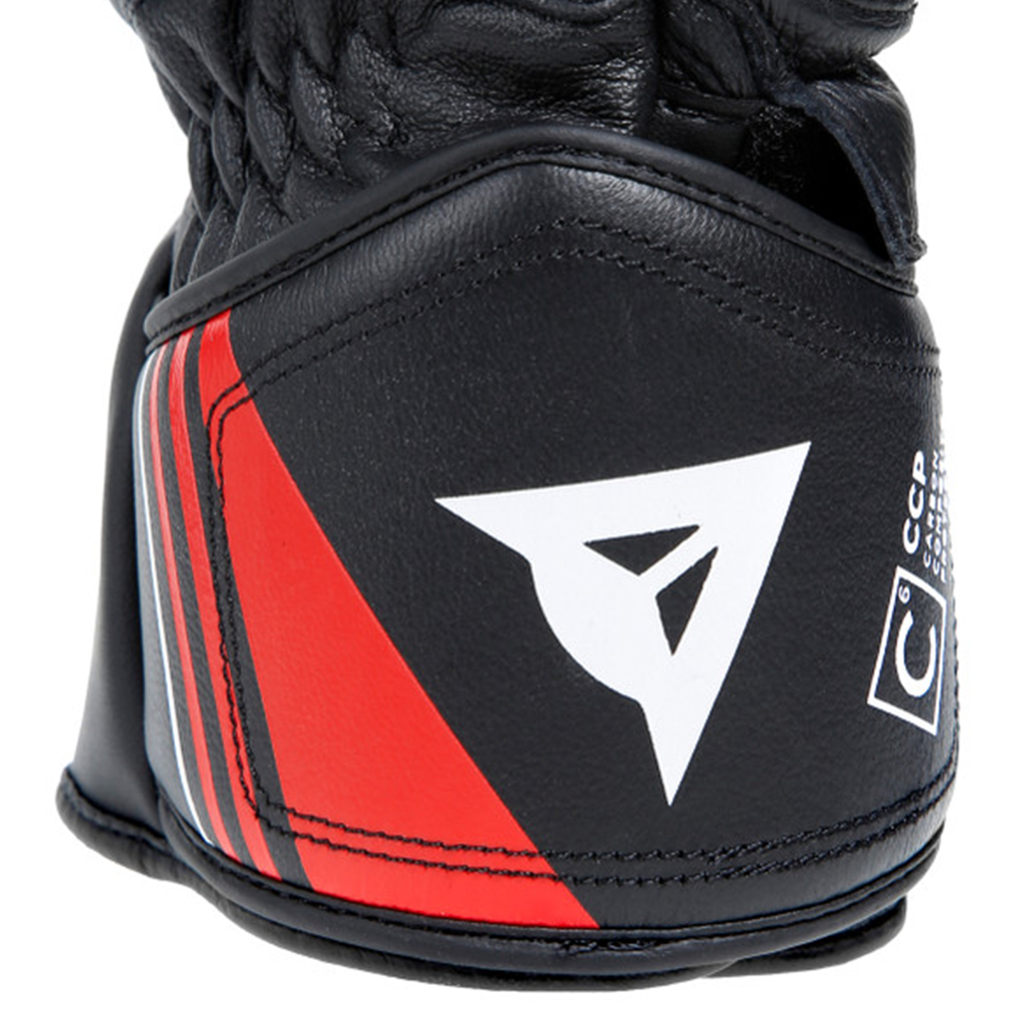 Dainese Druid 4 Leather - Black/Lava Red/White