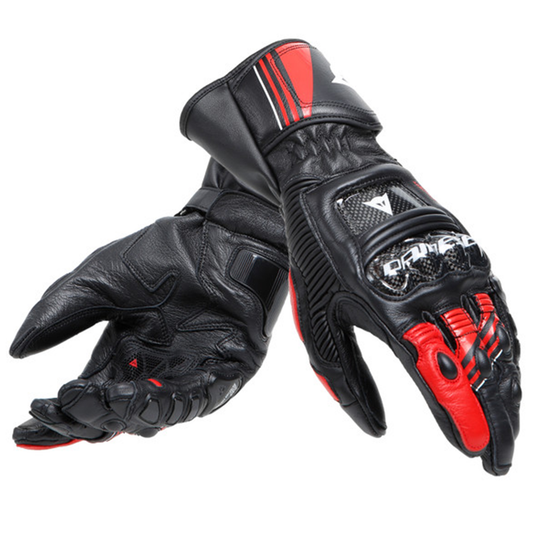 Dainese Druid 4 Leather - Black/Lava Red/White