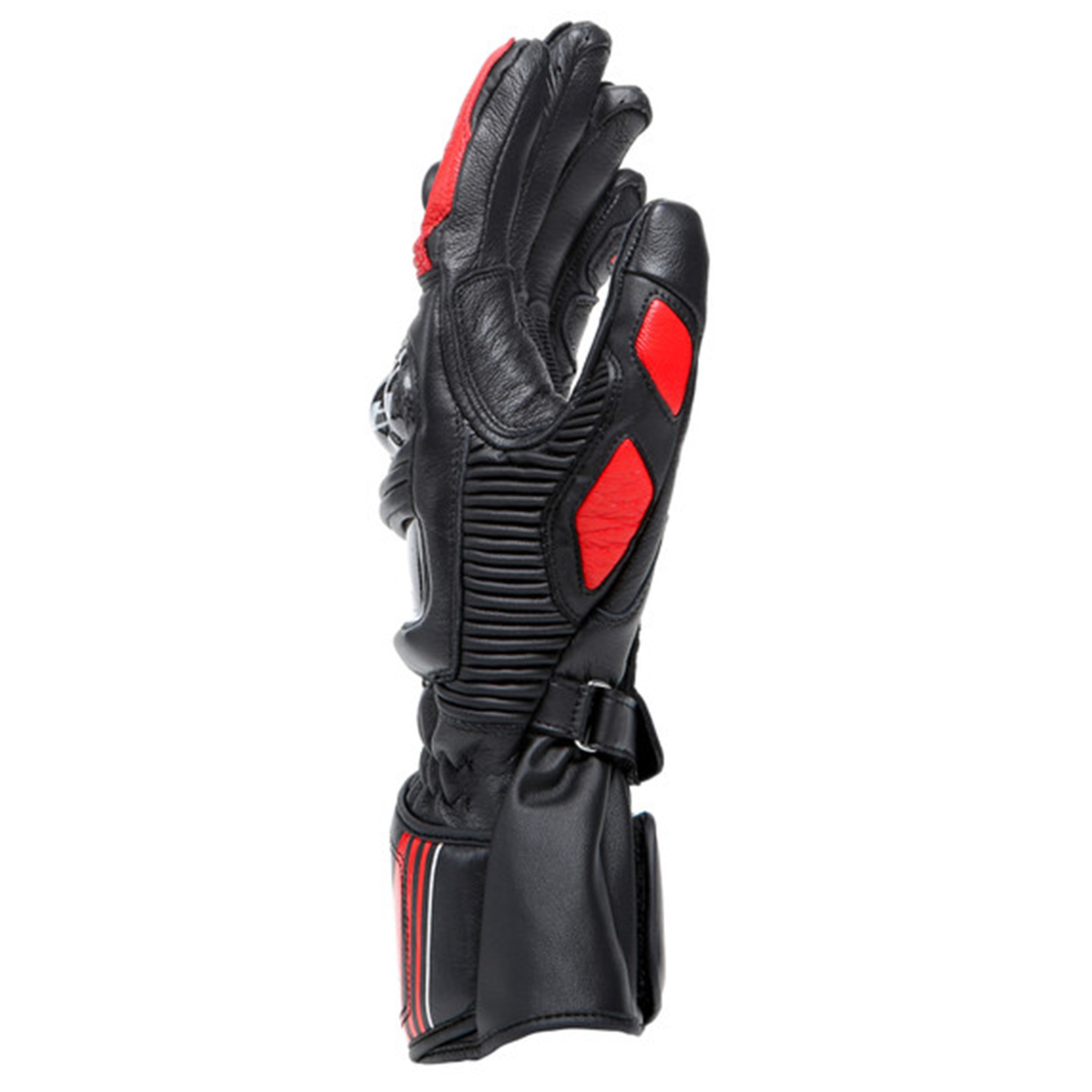 Dainese Druid 4 Leather - Black/Lava Red/White