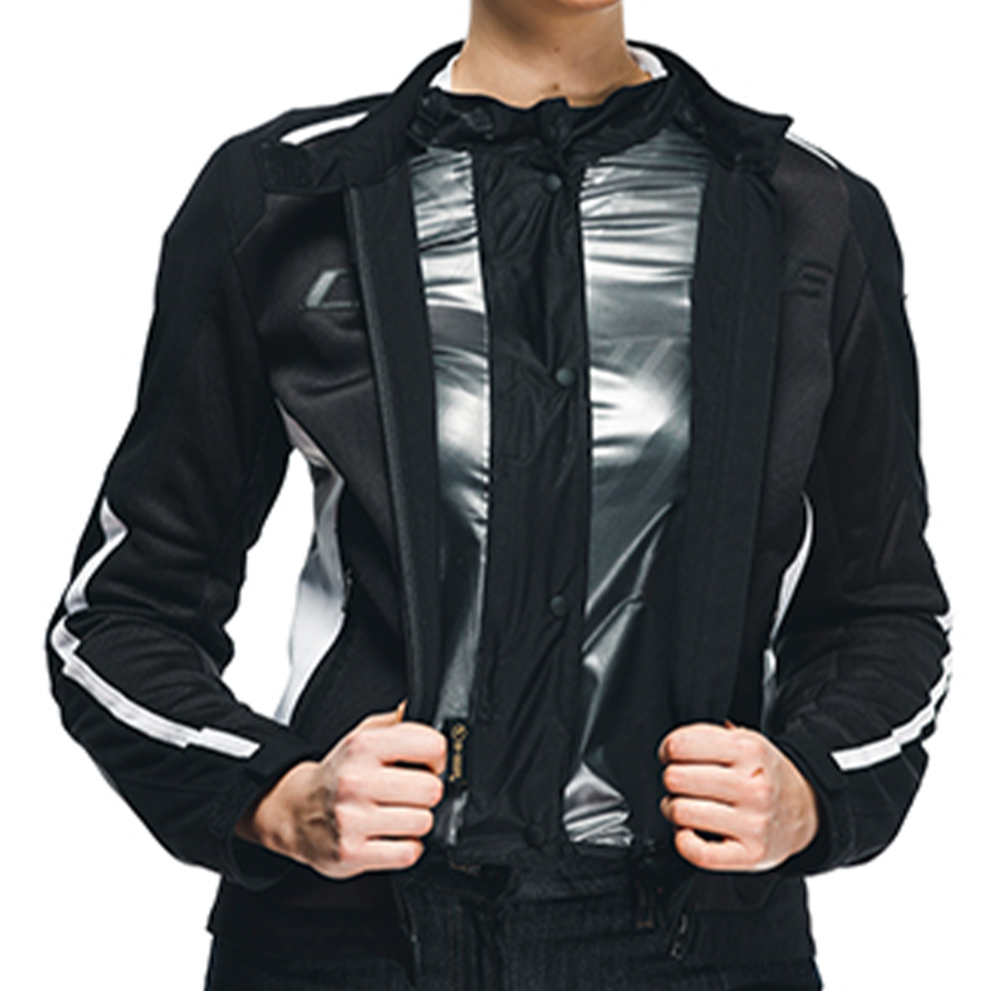 Dainese Hydraflux 2 Air Lady Jacket - Black/White (948)