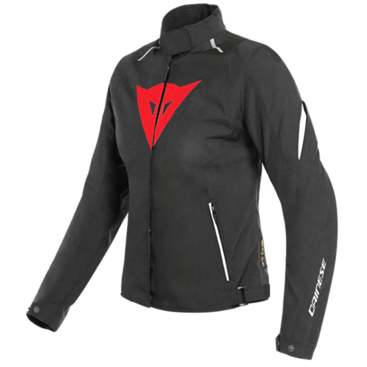 Dainese Laguna Seca 3 D-Dry Lady Jacket - Black/Lava Red/White (A77)