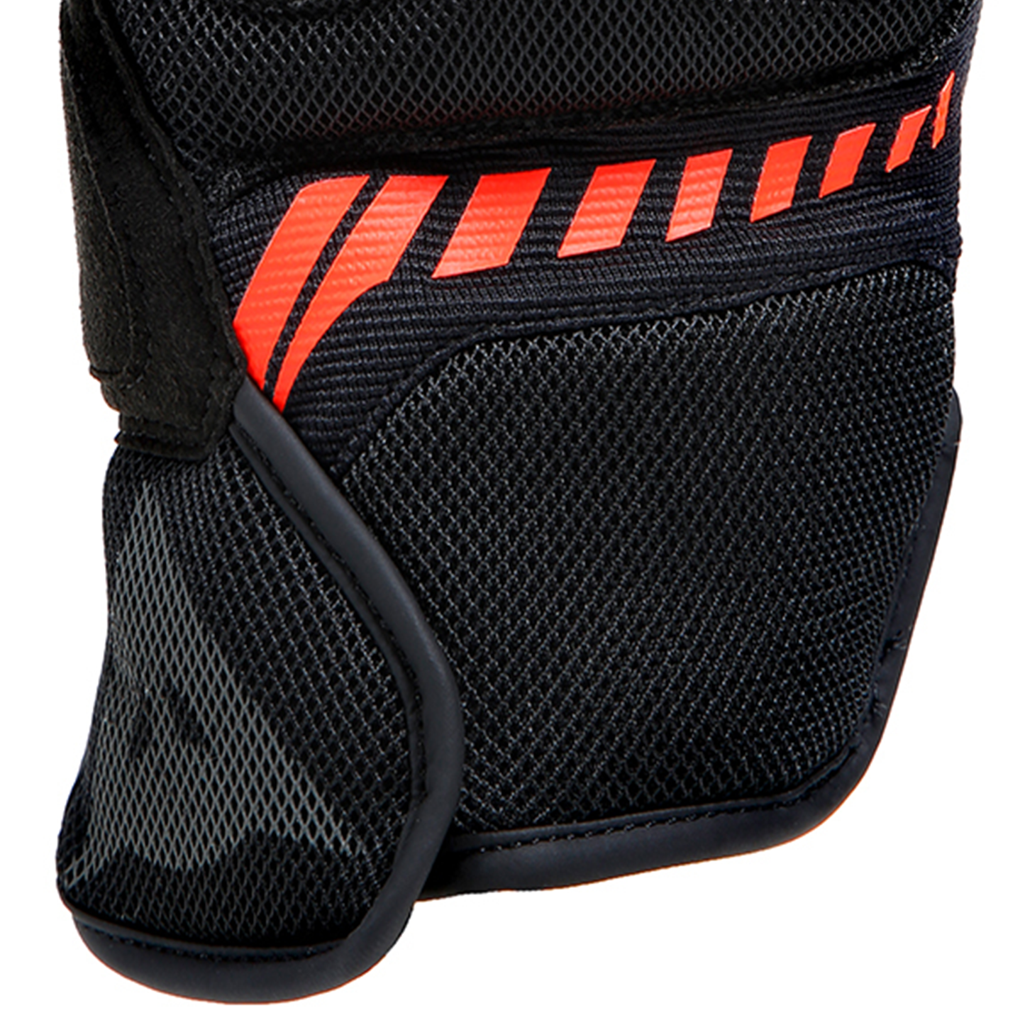 Dainese Mig 3 Air Tex Gloves - Black/Flo Red