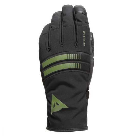 Dainese Plaza 3 D-Dry Ladies Gloves - Black/Bronze Green (057)