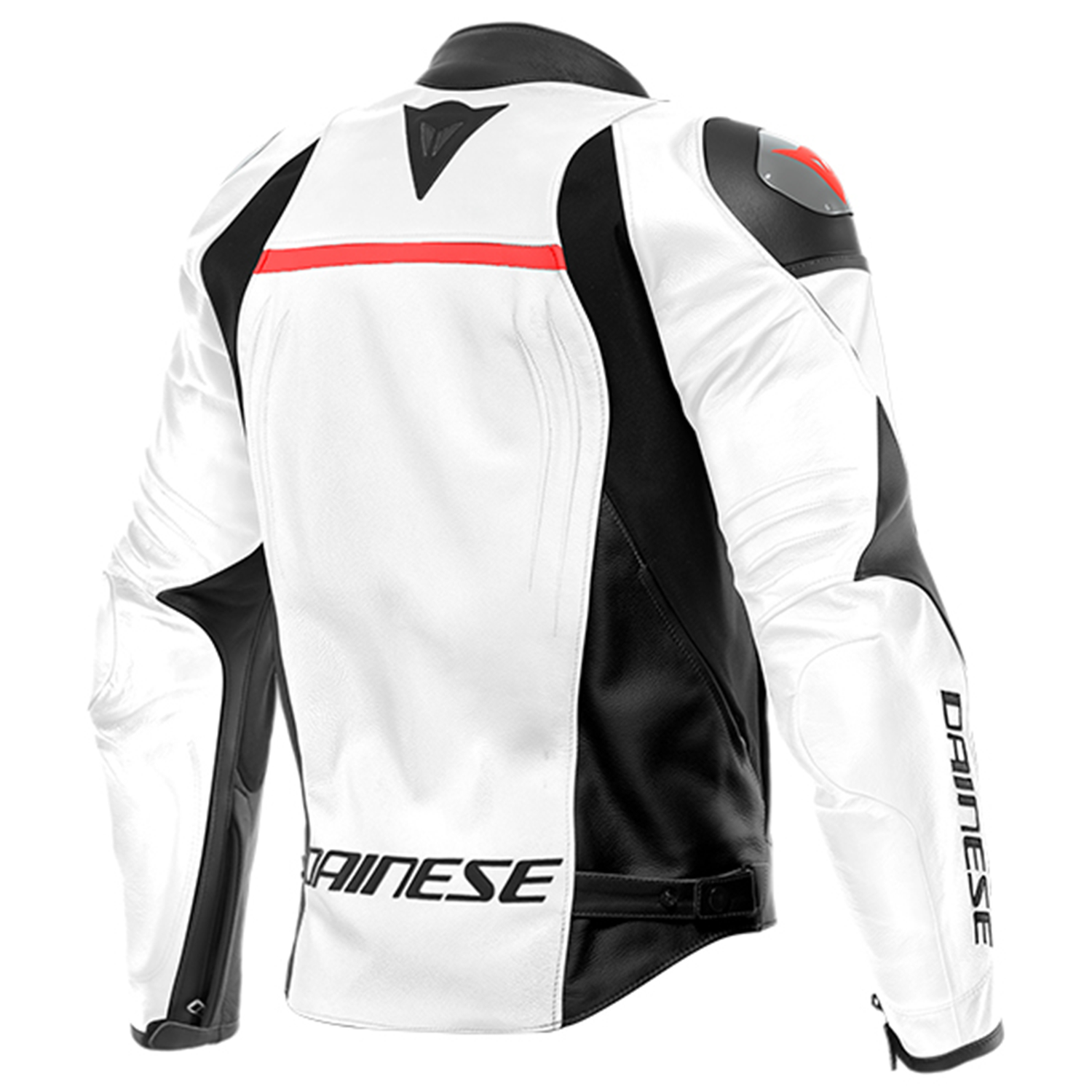 Dainese Racing Leather Jacket White/Black (601) – Gear Change