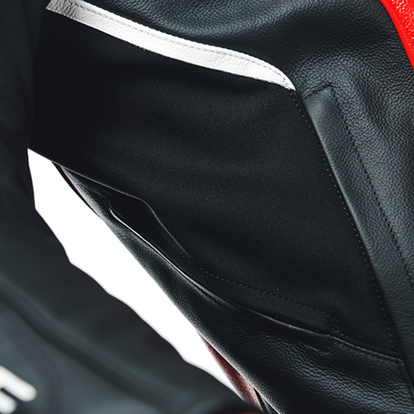 Dainese Racing 4 Leather Jacket - Lava Red/Black