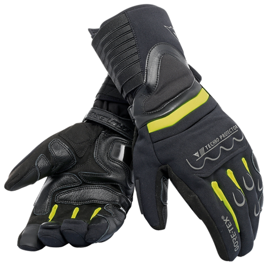 Dainese Scout 2 Unisex Goretex Gloves - Black/Flo Yellow