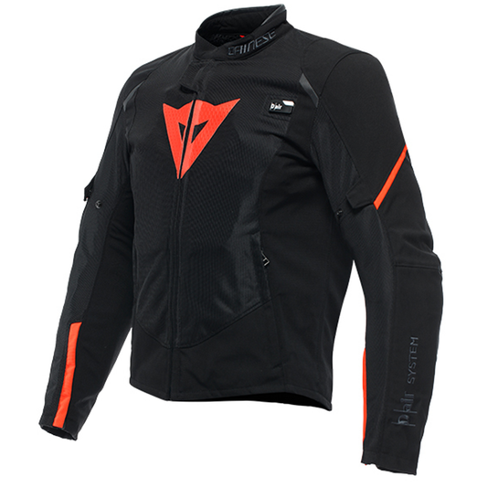 Dainese Smart Jacket LS Sport - Black/Flo Red (628)