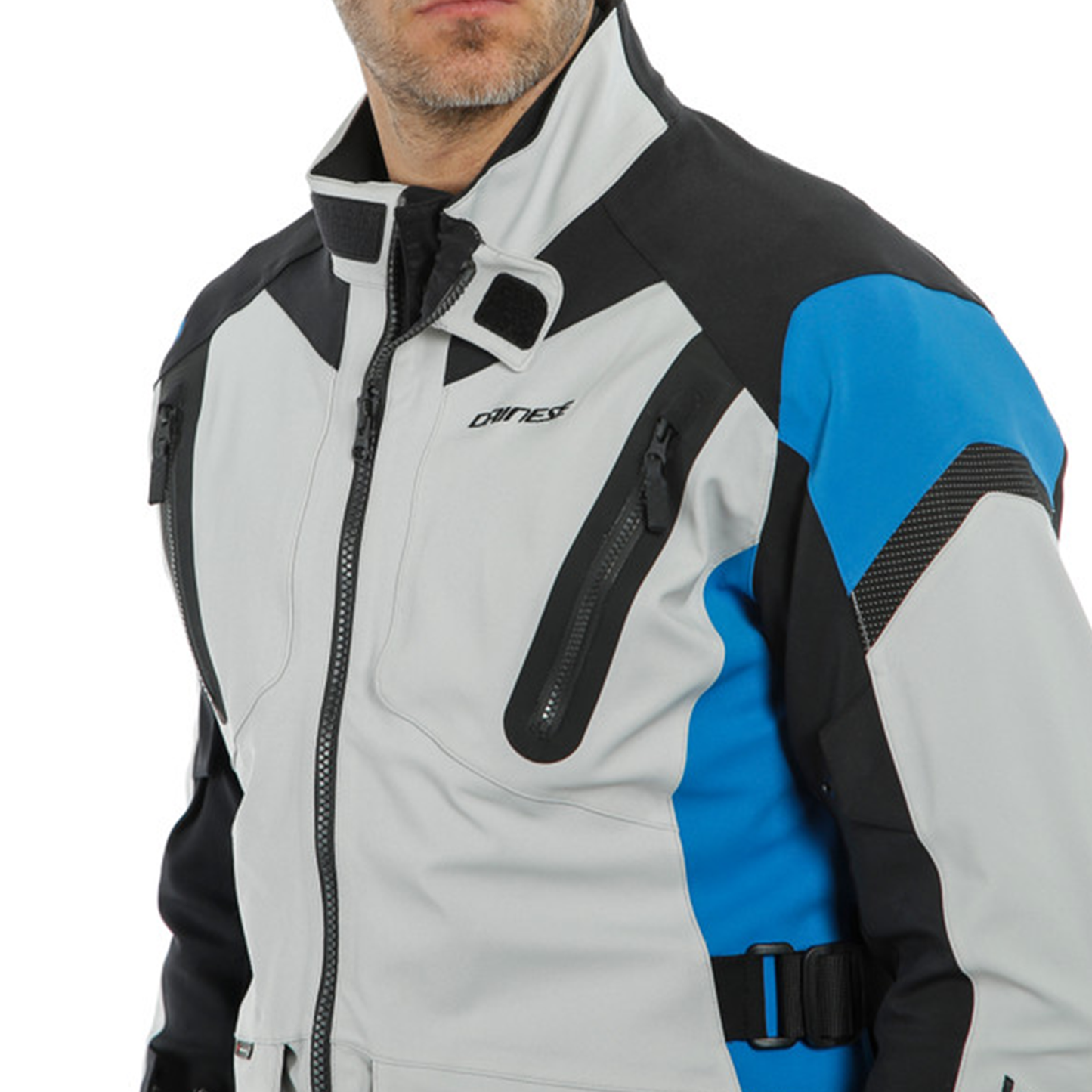 Dainese Dainese Tonale D-Dry Jacket - Glacier Grey/Performance Blue/Black - Interior View