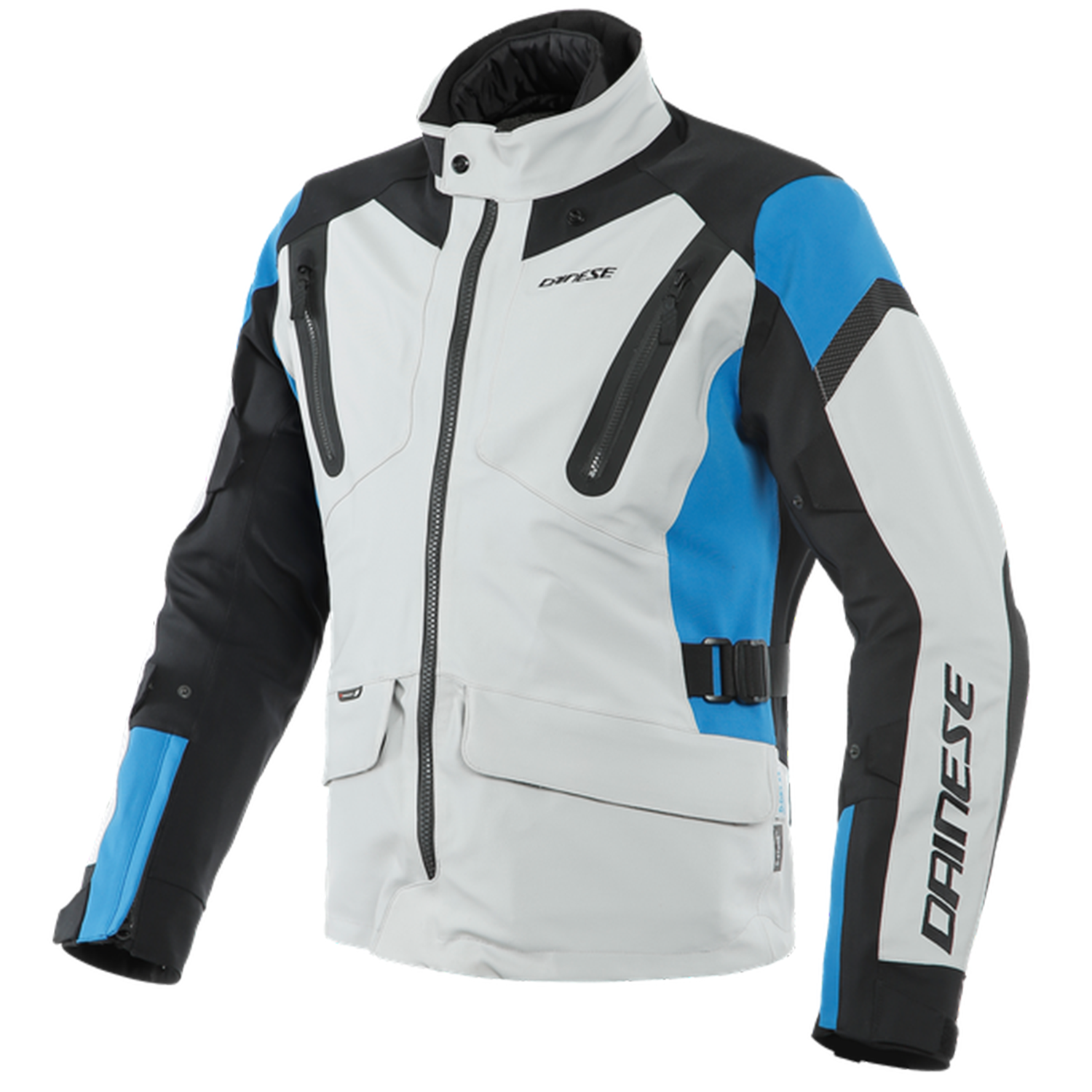 Dainese Dainese Tonale D-Dry Jacket - Glacier Grey/Performance Blue/Black - Front View