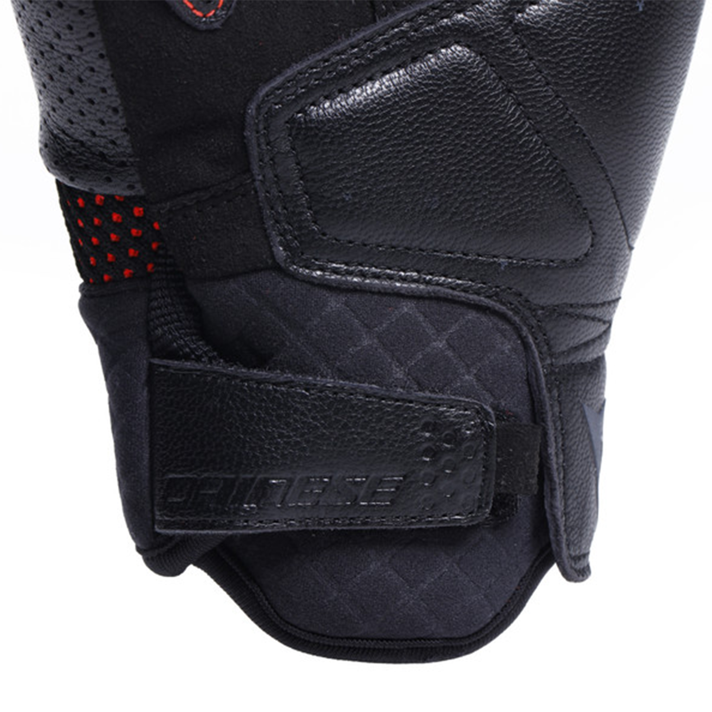 Dainese Unruly Ergo-Tec Gloves - Black/Flo Red (628)