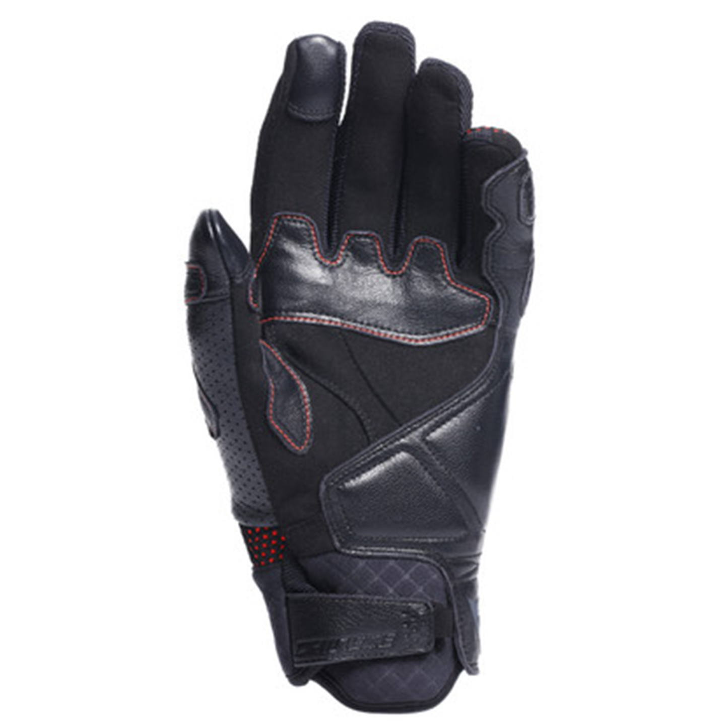 Dainese Unruly Ergo-Tec Gloves - Black/Flo Red (628)