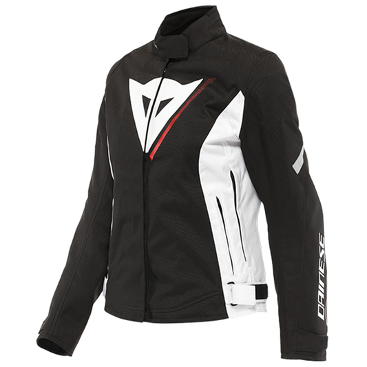 Dainese Veloce Lady D-Dry Jacket - Black/White/Lava Red (A66)