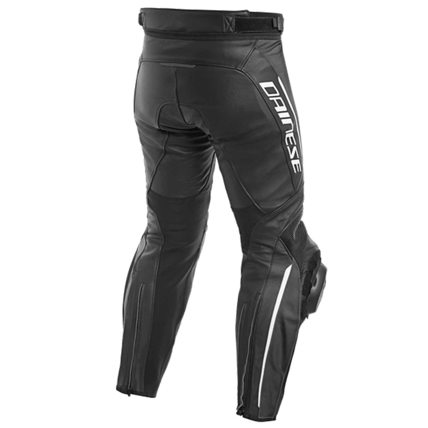 Dainese Delta 3 Leather Pants - Short Leg - Black/White