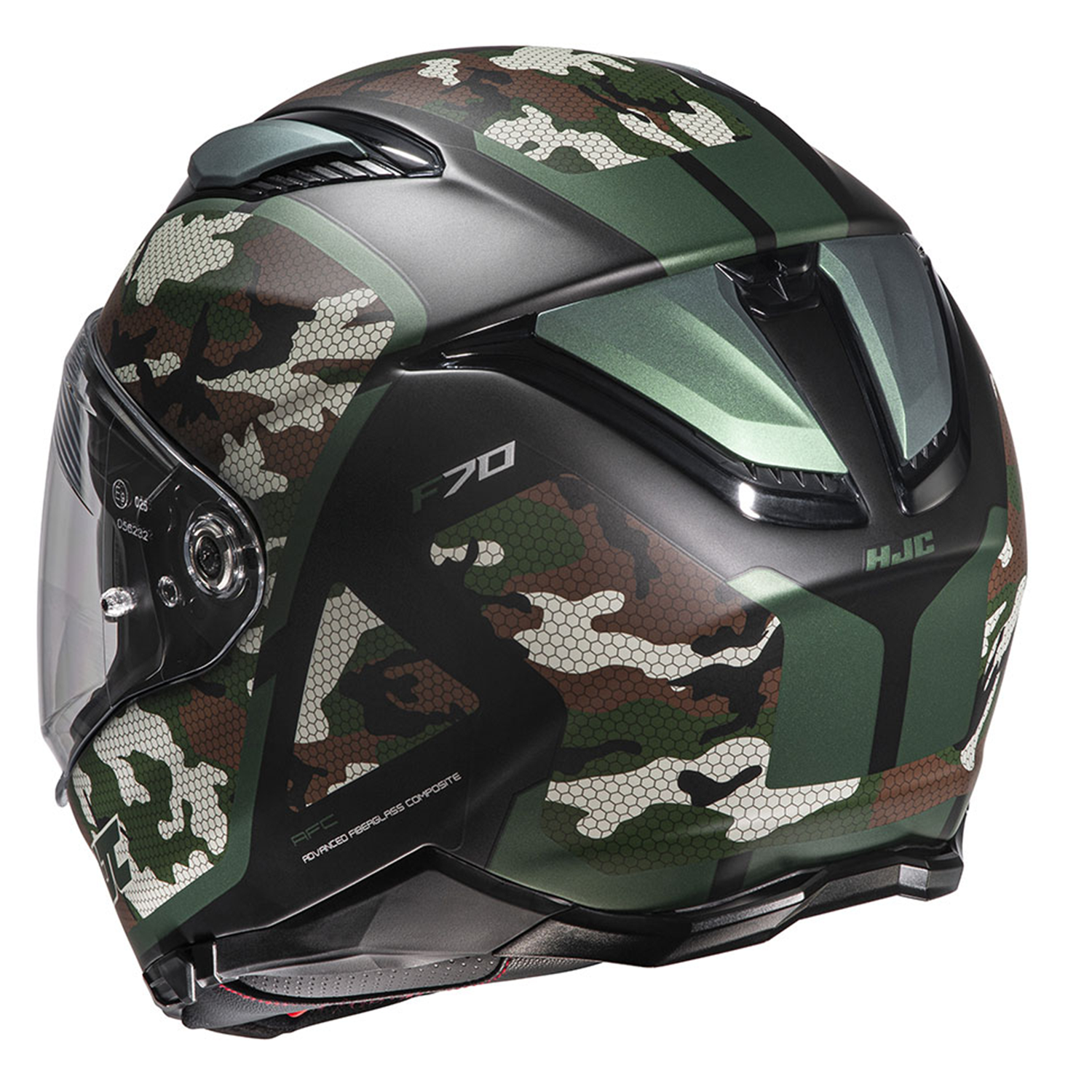 Camo mx top helmet