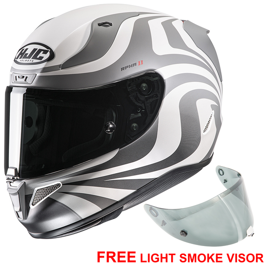 HJC RPHA 11 - Eldon White - Includes Free Light Smoke Visor