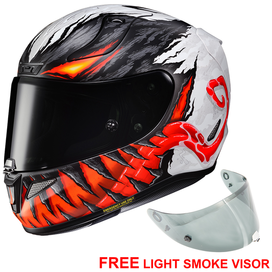 HJC RPHA 11 - Anti Venom - Includes Free Light Smoke Visor