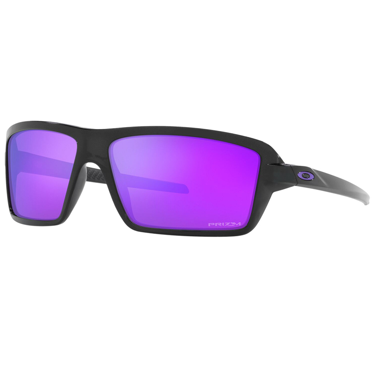 Oakley Cables Sunglasses (Black Ink) Prizm Violet Lens - Free Case