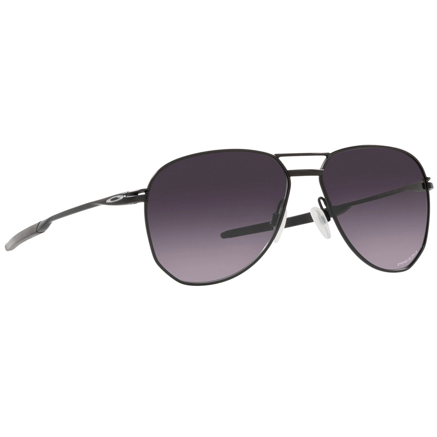 Oakley Contrail Sunglasses (Satin Black) Prizm Grey Gradient Lens - Free Case