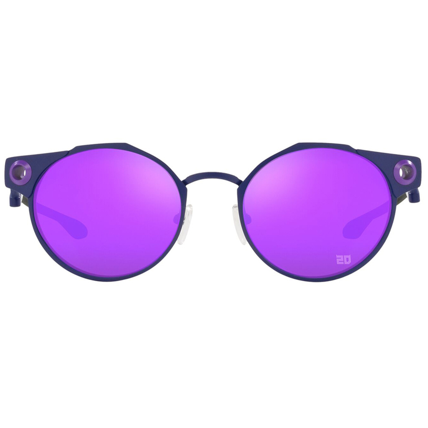 Oakley Deadbolt Sunglasses (MotoGP FQ Matte Navy) Prizm Violet Lens - Free Case