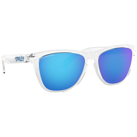 Oakley Frogskins Sunglasses (Crystal Clear) Prizm Sapphire Lens