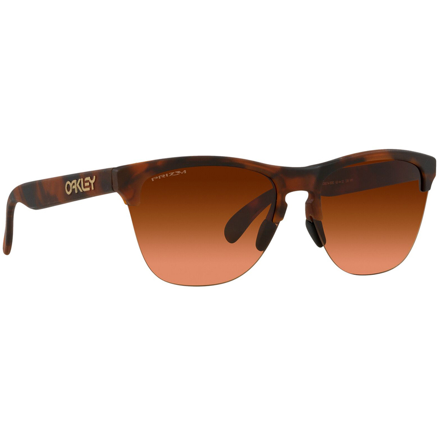 Oakley Frogskins Lite Sunglasses (Matt Brown Tortoise) Prizm Brown Gradient Lens