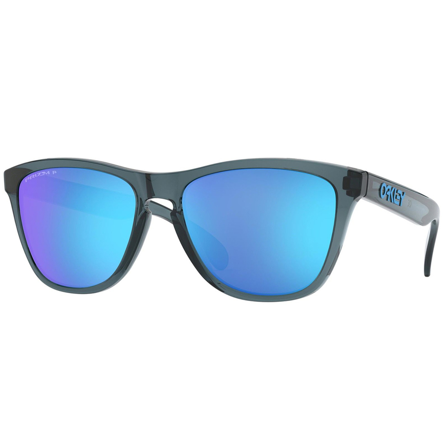 Oakley Frogskins Sunglasses (Crystal Black) Prizm Sapphire Polarized Lens