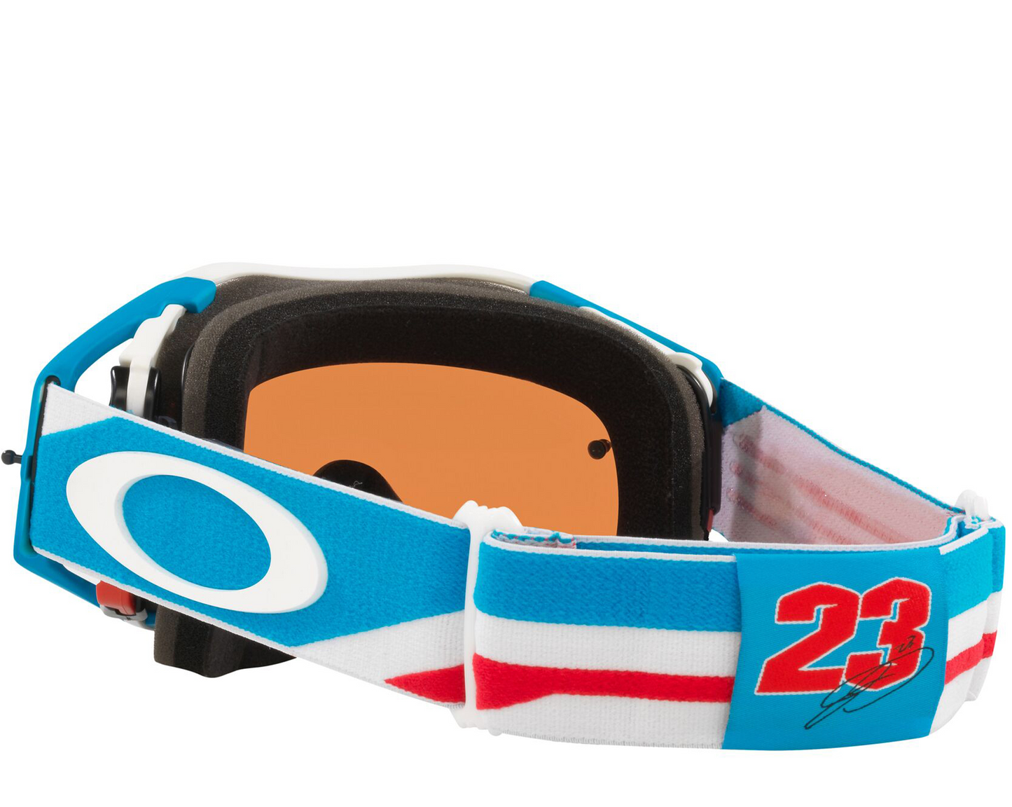 Oakley Airbrake MX Goggles (Chase Sexton Red/White/Blue) Prizm Sapphire Lens