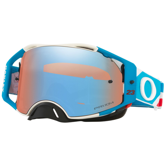 Oakley Airbrake MX Goggles (Chase Sexton Red/White/Blue) Prizm Sapphire Lens
