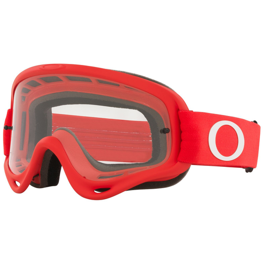 Oakley O Frame MX Goggle Adult (Moto Red) Clear Lens