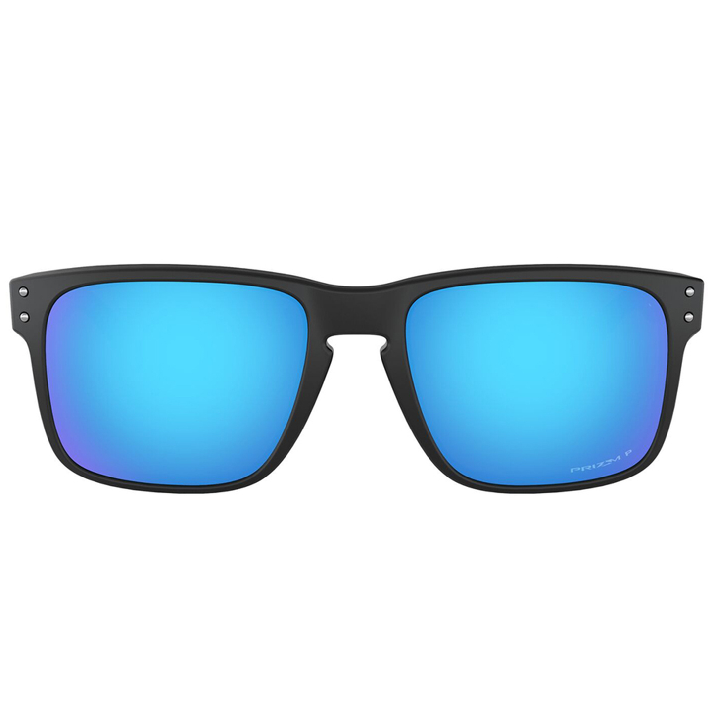 Oakley Holbrook Sunglasses (Matte Black) Prizm Sapphire Polarized Lens - Free Case
