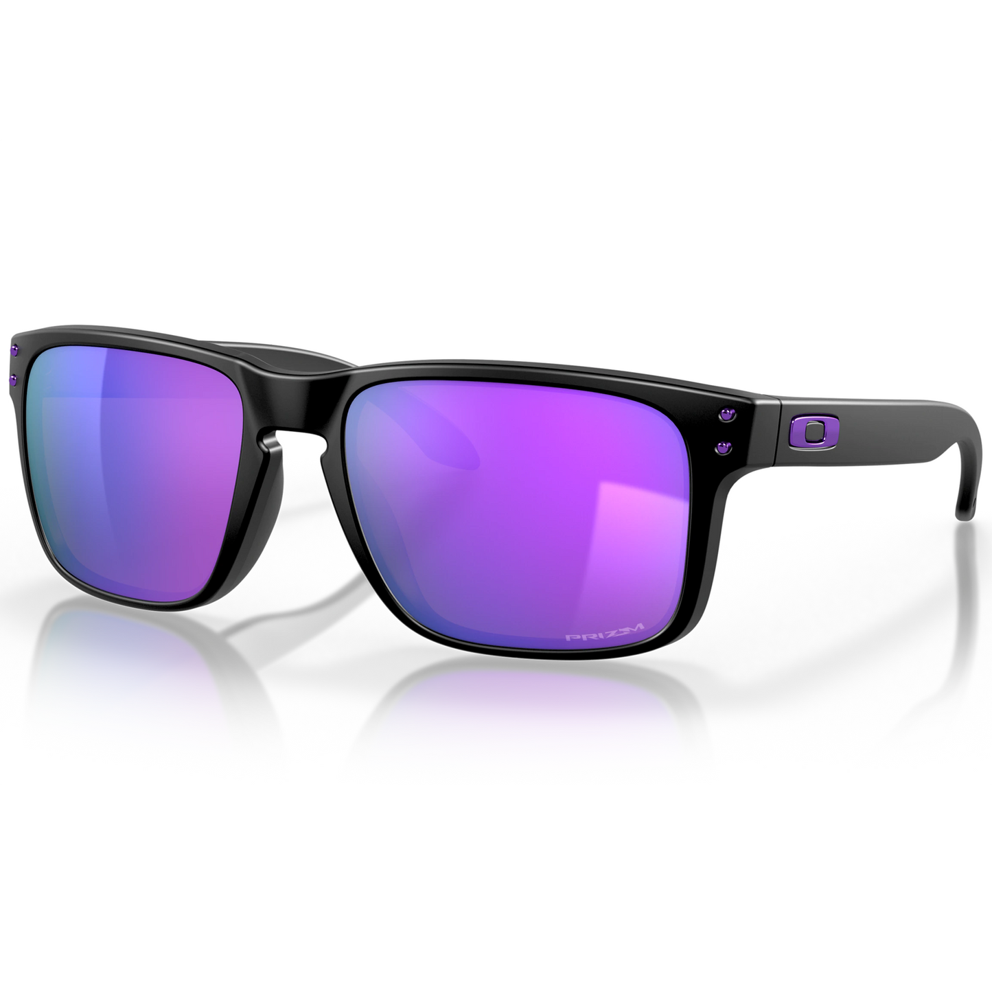 Oakley Holbrook Sunglasses (Matte Black) Prizm Violet Lens