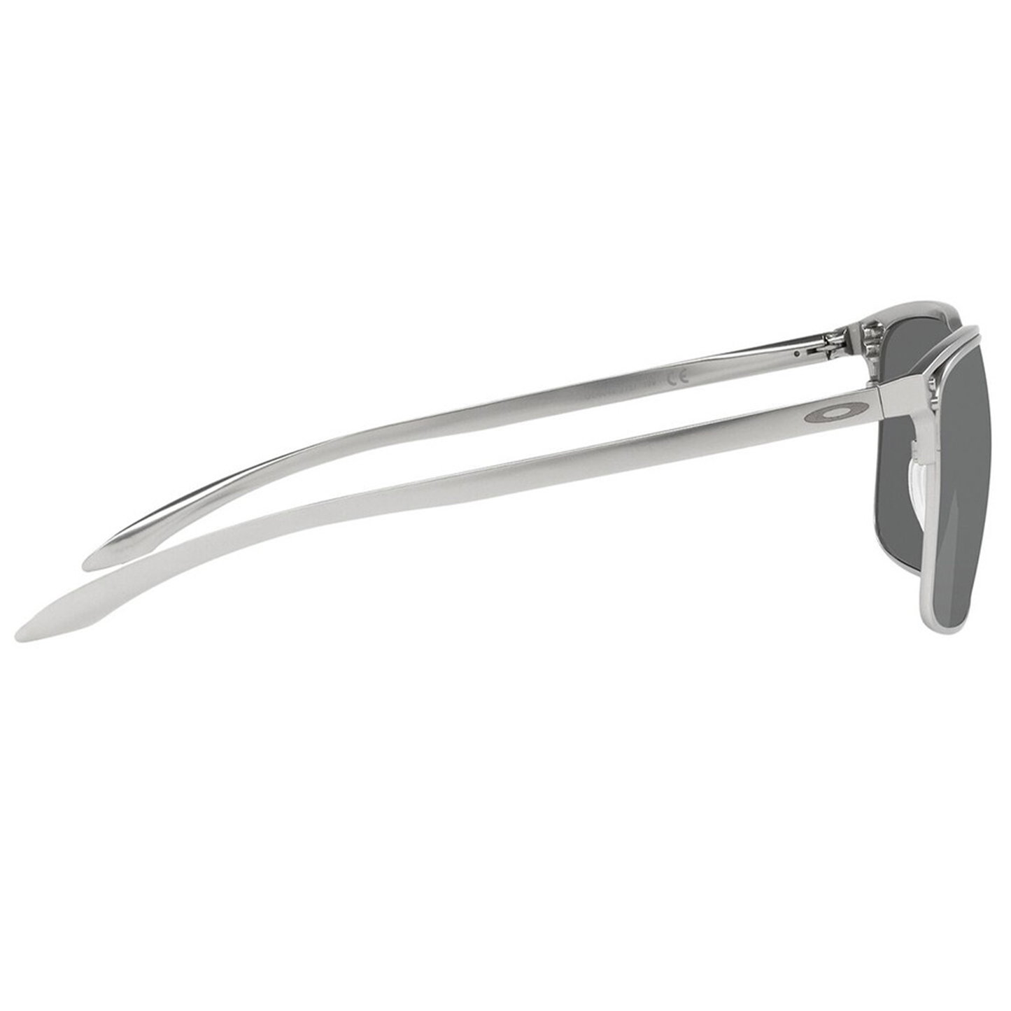 Oakley Holbrook Ti Sunglasses (Satin Chrome) Prizm Black Lens - Free Case