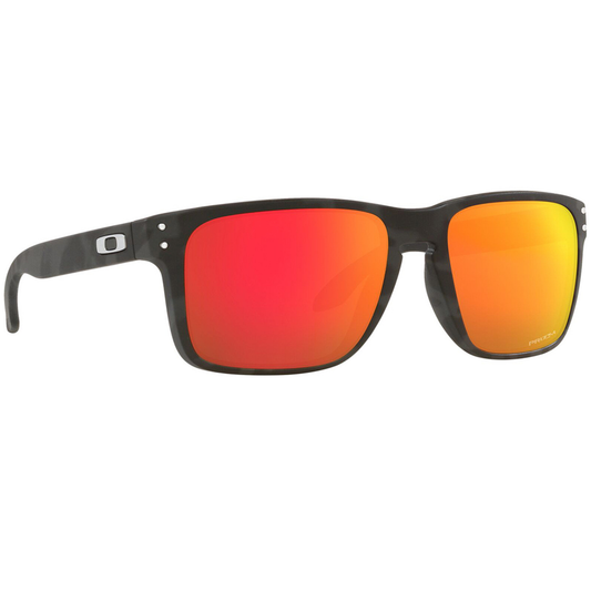 Oakley Holbrook XL Sunglasses (Matte Black Camo) Prizm Ruby Lens