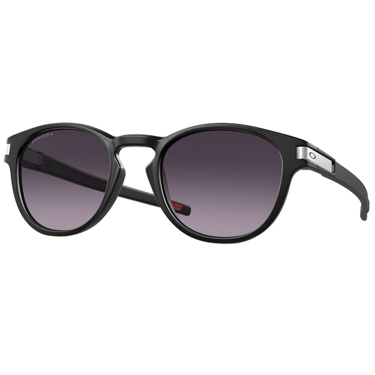 Oakley Latch Sunglasses (Matte Black) Prizm Grey Gradient Lens