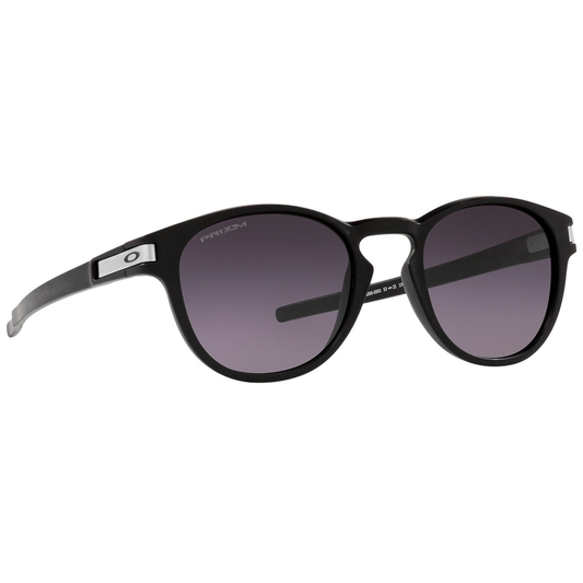 Oakley Latch Sunglasses (Matte Black) Prizm Grey Gradient Lens